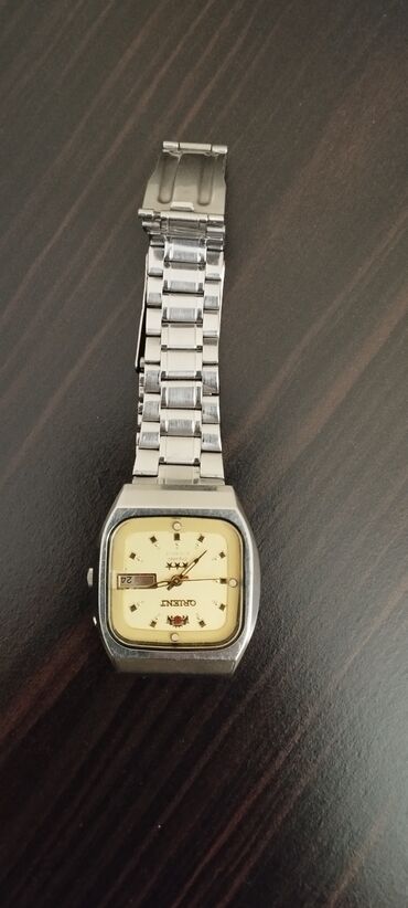 Qol saatları: İşlənmiş, Qol saatı, Orient, rəng - Boz — 5