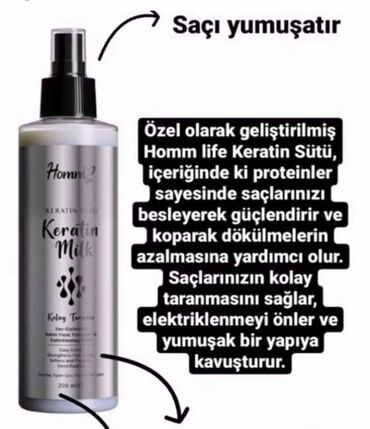 Saçlara qulluq: Keratin Milk