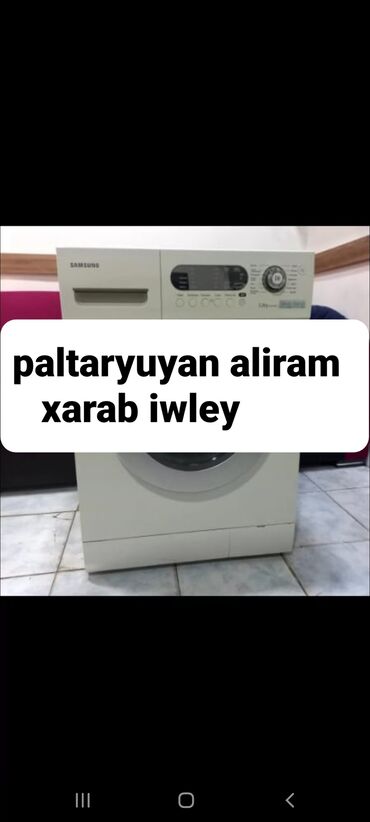 incubator satisi in Azərbaycan | İNKUBATORLAR: Öndən Avtomat Paltaryuyan Maşın Samsung 6 kq