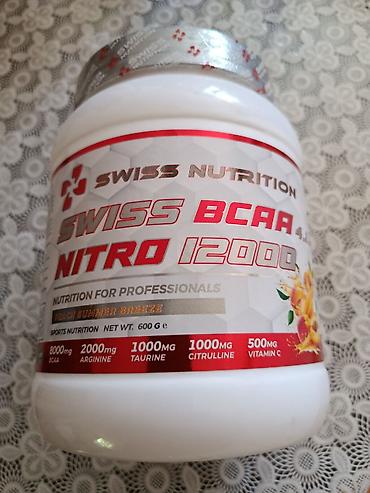 bcaa: Məhsul: Swiss Nutrition – Swiss BCAA Nitro 12000 (Peach Summer Breeze — 1