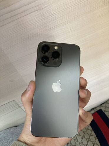 телефон 2500: IPhone 13 Pro, Колдонулган, 256 ГБ, Кара, 100 %