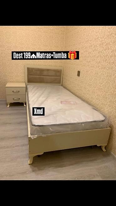 Çarpayılar: Tək nəfərlik çarpayı dəsti - Ölçü: standart tək nəfərlik (təxmini — 41