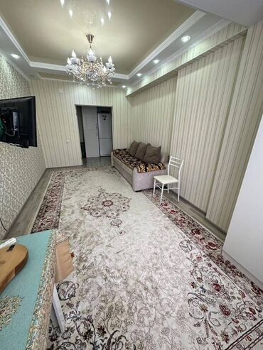 сдается комната кок жар: 1 бөлмө, 44 кв. м, Элитка, 10 кабат, Евроремонт