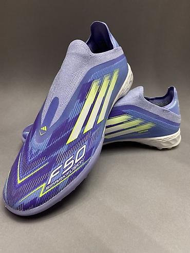Бутсы: Футбольные бутсы/сороконожки Adidas F50 (без шнурков) - Назначение — 4