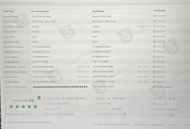 Apple iPhone: IPhone 14 Pro Max, Б/у, 128 ГБ, Графит, 87 % — 9