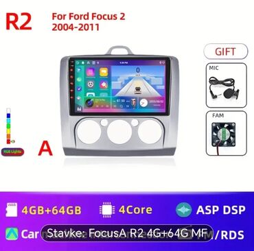 Audio oprema za auto: Android multimedija/navigacija za Ford Focus 2 - Kompatibilnost: Ford — 5