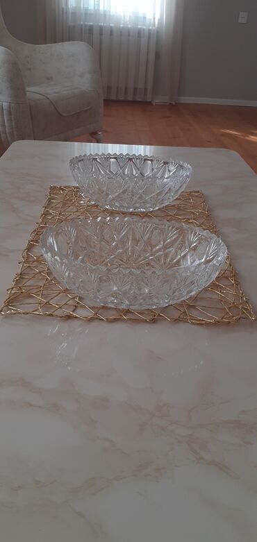 Ziyafət donları: Ваза из богемского стекла.Высота-32см.Bagem şüşəli — 9