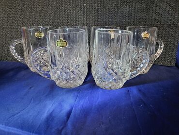 Čaše: Solje univerzalne,kristal,led kristal Zajecar. 70te. Solje su — 8