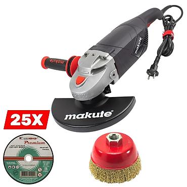 Elektrik əl alətləri: №: 3037 Məhsulun adı: Cilalama maşını Makute AG029 UM-S137 230/2600 — 1
