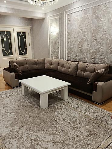 Divan və masa dəstləri: Künc divan dəsti – müasir və rahat - L‑şəkilli böyük künc divan — 4