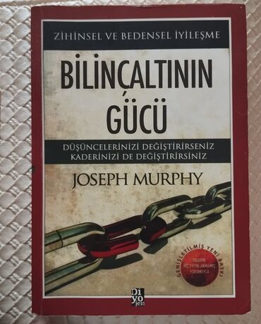 велик за 2000: Bilinçaltının gücü. Продаю за 8 манат. Покупала за 13 манат. Книга