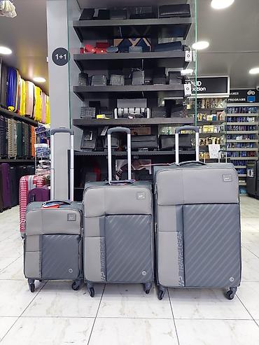 Çamadanlar: VIP Travel Gear çamadan dəsti - 3 ölçü: kabin (kiçik), orta və böyük — 1