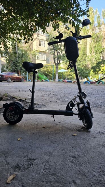 скутер ирбис: Электр самокат, Бөлүп төлөөсүз, Колдонулган