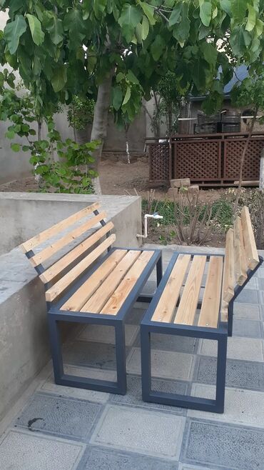 Taburetlər: Sənaye üslubunda bar tabureləri - Oturacaq: təbii ağacdan, yumru — 15