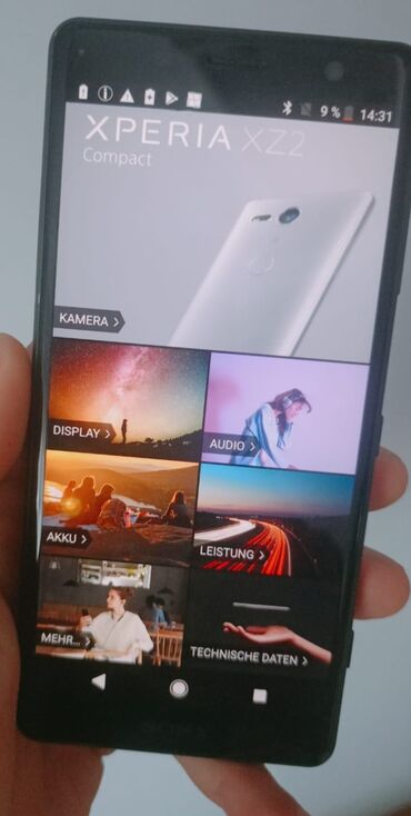 telefone: Sony Xperia Xz2 Compact, Broken phone