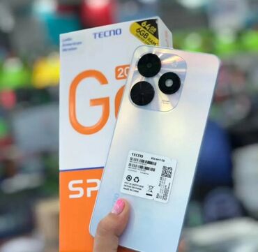 Poco: Tecno Spark Go 2024, 128 GB, rəng - Yaşıl, Zəmanət, Kredit, Sensor