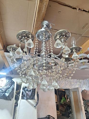 salon işığı: Çılçıraq, 8 lampa, Metal — 1
