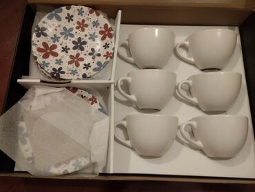 керамика: Чайный набор, Керамика, 6 персон, Турция
