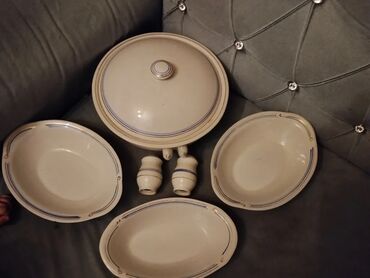 Çay dəstləri və servizlər: Çay dəsti, rəng - Bej, Keramika, 6 nəfərlik — 8