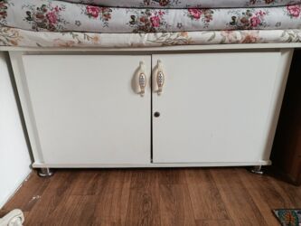 мебель для ванной бишкек: Кийимдер үчүн тумба, Күзгүсүз, ЛДСП, түсү - Ак