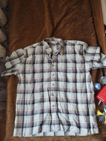 мужские рубашки хлопок: Рубашка 2XL (EU 44), цвет - Белый