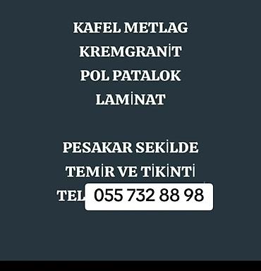 alçıpan tavan modelleri: Kafel, metlax, kremqranit, pol və tavan işləri, laminat döşəmə – — 1