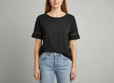 t shirty z baskinką: IDEAL, T-shirt damski, rozmiar S