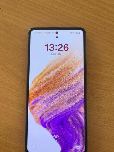Samsung: Samsung Galaxy A53 5G, 128 GB, rəng - Qara, Barmaq izi, İki sim kartlı, Face ID
