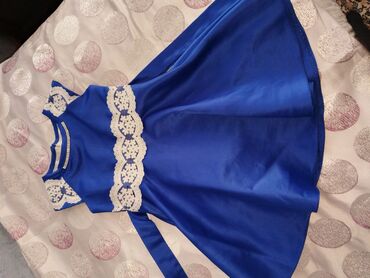 usag donu: Детское платье цвет - Синий