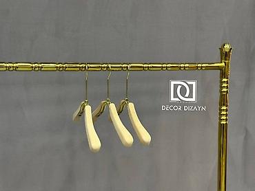 demir asılqan: Stend / asılqan / vitrin aksessuarı Material:Dəmir Reng:Gold Qiymət  — 2