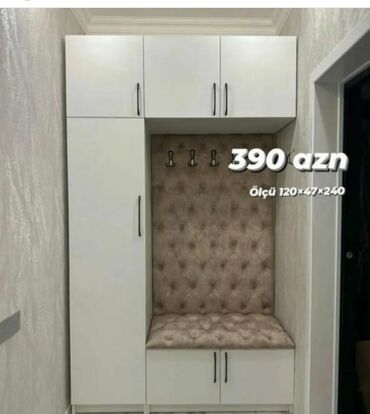 Sifarişlə dolablar: Düz dolab, Dəhliz üçün, Ayaqqabı üçün, Açılan, Quraşdırıla bilən, 3 qapılı — 4