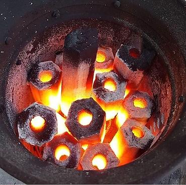 Угольные брикеты: Древесный уголь Уголь для шашлыка уголь для жарки мяса подходит для — 5