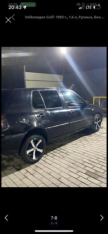 mini coper: Volkswagen Golf: 1993 г., 1.6 л, Механика, Бензин, Хэтчбэк — 5