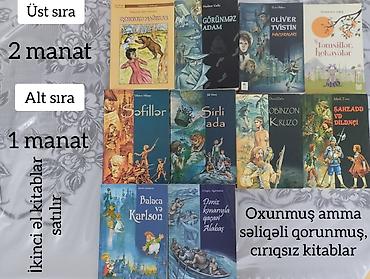 Uşaq və yeniyetmələr üçün klassik əsərlərdən ibarət kitablar. Üst