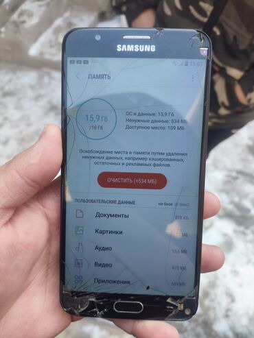 Samsung: Samsung Galaxy J7 Prime, Б/у, 16 ГБ, цвет - Черный, 2 SIM — 8