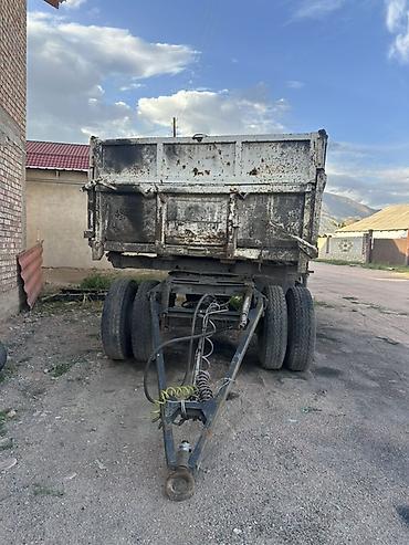 Прицепы и полуприцепы: Самосвальный прицеп двухосный (тележка) под тягач/грузовик с дышлом — 2