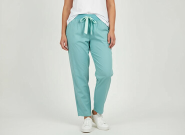 liu jo ubrania: Jolinesse, Material trousers for women, size XL