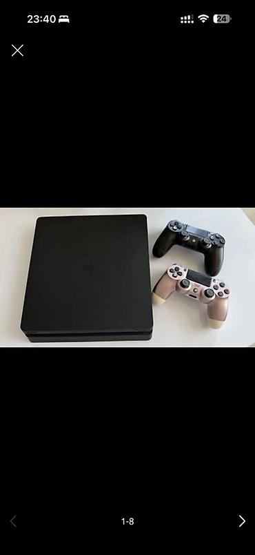Sony PlayStation 4 Slim (model CUH-2116A) Продаётся отличный комплект lalafo.az -da Sony PlayStation 4 Slim (model CUH-2116A) Продаётся отличный комплект
