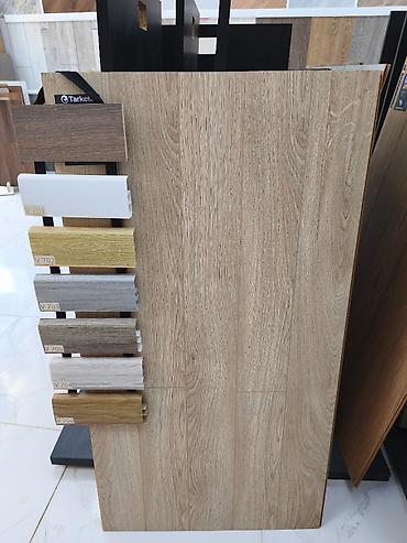 Tarket laminat döşəmə nümunələri və plintus kolleksiyası - Brend — 1