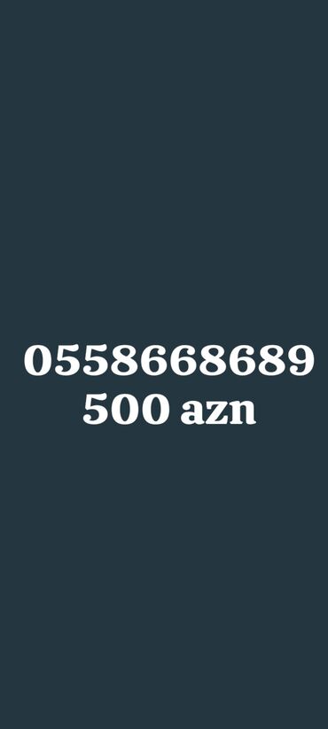 sim 222: Nömrə: ( 055 ) ( 8668689 ), Yeni