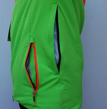Zimske jakne: Muška zimska jakna – neon zelena sa prugama - Sportski kroj sa — 5