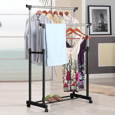 Другая техника для уборки: Напольная передвижная стойка для одежды Single Pole Clothes Rack 25кг