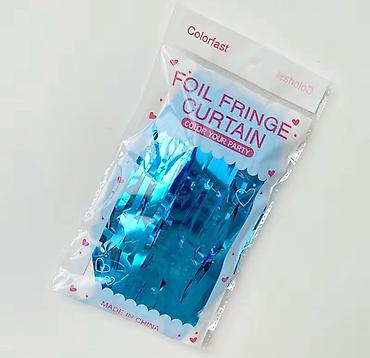 пленка фото: Фольгированная занавеска с бахромой для декора праздников — Foil — 7
