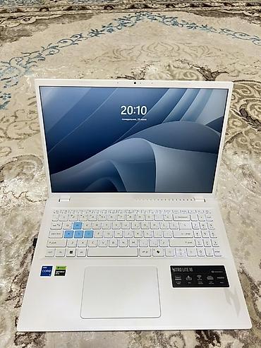 Ноутбуки Acer: Acer Nitro Lite 16 (модель NL16-71G), цвет белый Ключевые — 2