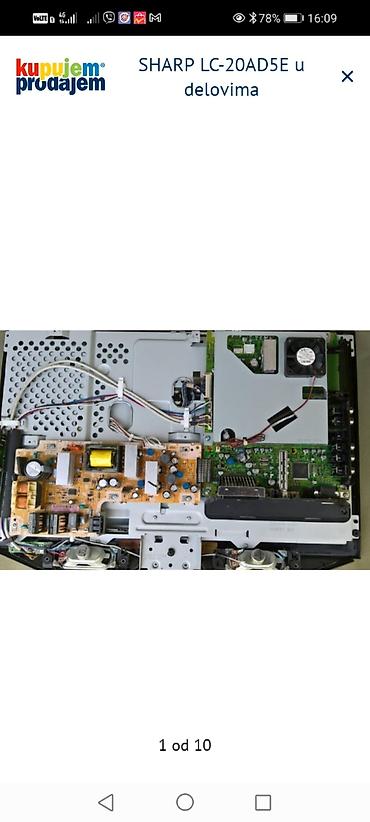 Aksesoari za TV i video: SHARP LC-20AD5E – delovi za TV Dostupni originalni moduli i — 2