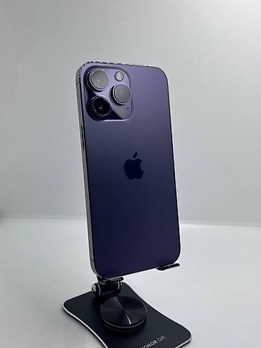 IPhone 14 Pro Max, Б/у, 256 ГБ, Deep Purple, Защитное стекло, Чехол, 78 %