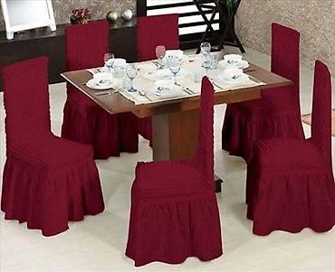 Prekrivači za nameštaj: Navlake sa karnerima U pakovanju dobijate 6 navlaka. Materijal — 6