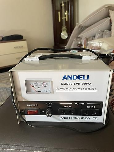 stabilizator satışı: ANDELI SVR-500VA – Avtomatik gərginlik tənzimləyicisi - Model — 1