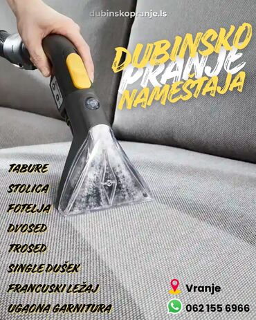 Usluge u domaćinstvu: Dubinsko pranje nameštaja i enterijera vozila – profesionalno — 1