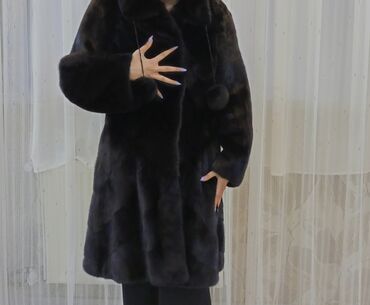Kürk, 3XL (EU 46), rəng - Qara